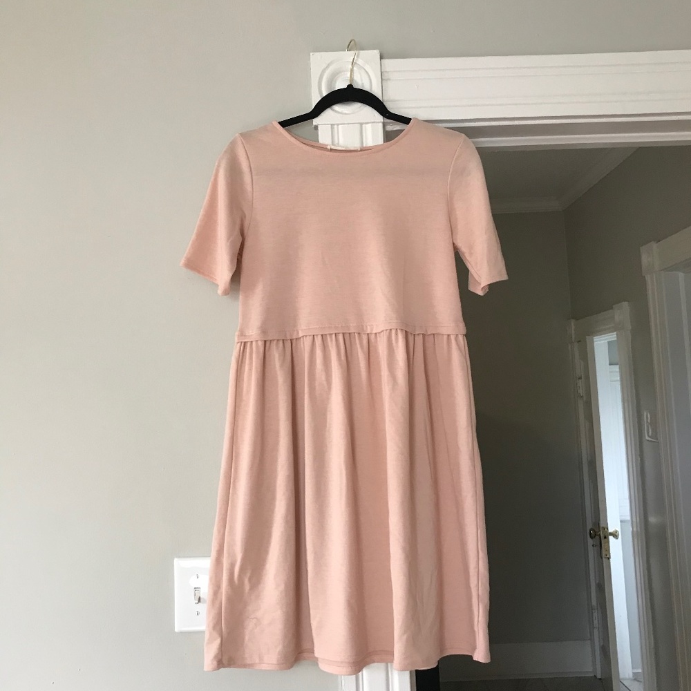 Pink T-Shirt Dress